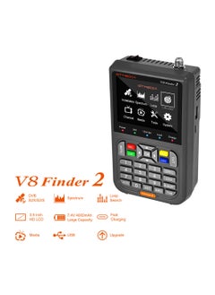 Gtmedia Digital Satellite Sat Finder2 V8 H.265 DVB S2X Full HD With 3.5 Inch LCD Screen Black  - Image 4