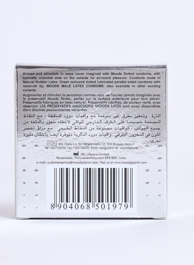 Moods واقيات ذكرية مزخرفة 3 قطع - Image 4