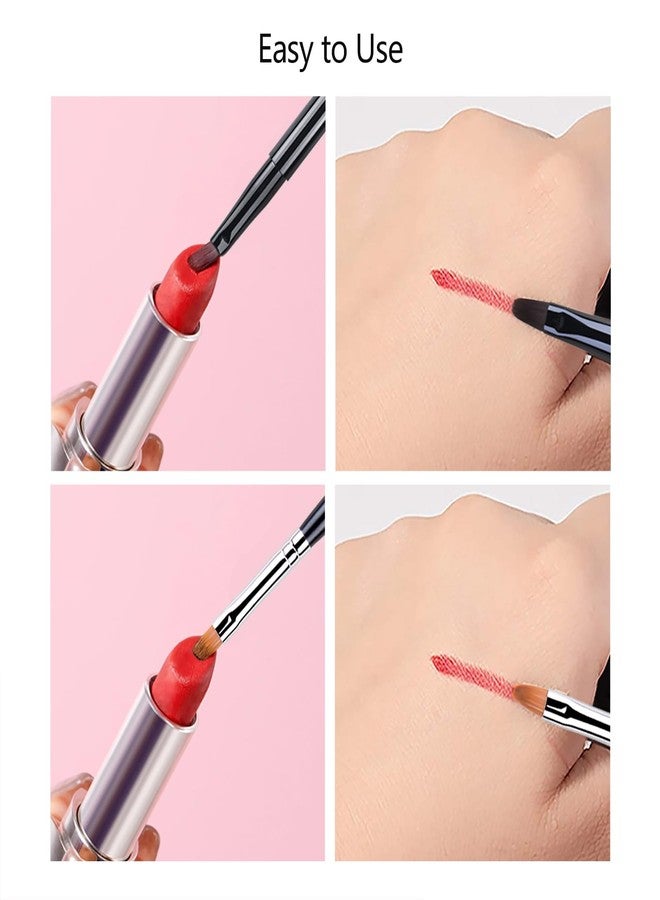 Generic Professional Lip Makeup Brushes for Lipstick Lip Gloss,Exquisite in clude Lid, Silver - Image 3