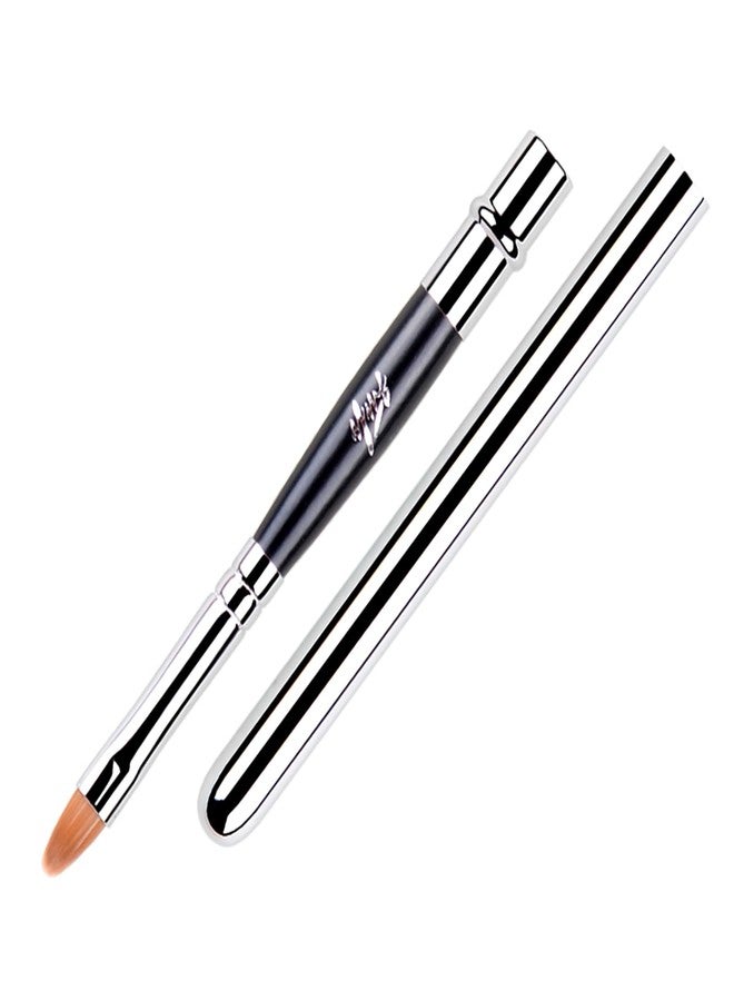 Generic Professional Lip Makeup Brushes for Lipstick Lip Gloss,Exquisite in clude Lid, Silver - Image 1