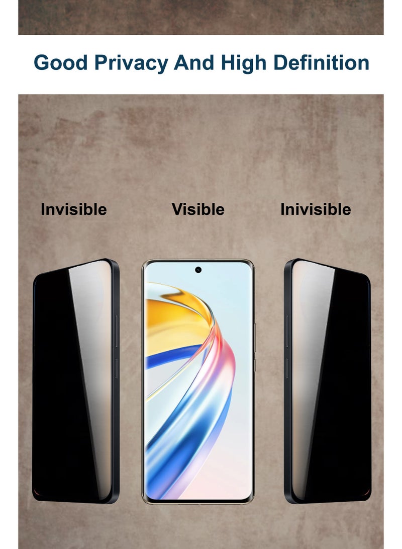 For Honor X9b - Matte Privacy Flexible Ceramic Anti-Spy Privacy Screen Protector - Delicate Touch , Higher Transparency , Easy to Install ,Anti-scratch and Bubble-free Screen Protector - Image 4