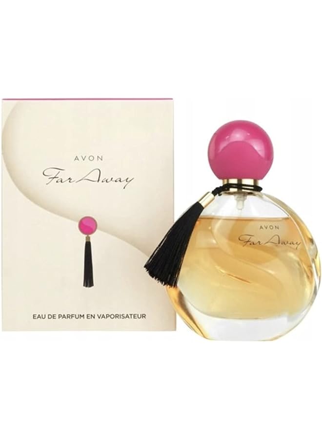 آفون عطر Far Away Eau De Parfum، بخاخ، الفانيليا، المسك، خشب الصندل، العنبر، زجاجة جديدة - Image 1