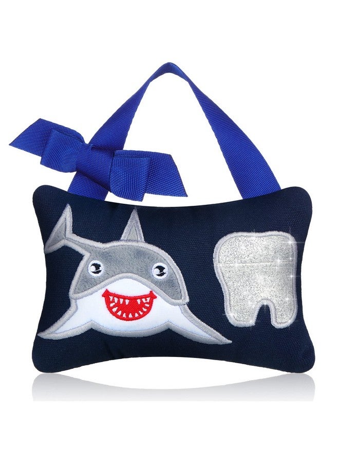 Qunclay Tooth Fairy Pillow with Pocket Kids Keepsake Pouch Tooth Fairy Gifts for Girl and Boy, 3.9 x 5.9 Inches(Cute Style) - Image 1