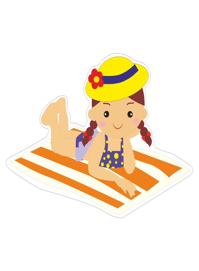 PrettyurParty Pretty UR Party Beach Theme Paper Cutouts for Birthday Parties, Party Supplies Décor, Decoration, Classroom, Bedroom - Multicolour (10 Pcs) - Image 3