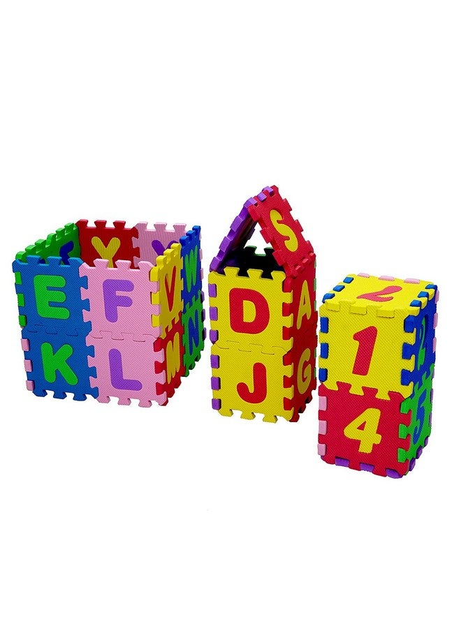 MUREN® Mini Alphabet & Number Floor Foam (23 X 23 INCH) Mat for 2+ Years Kids Education & Learning-36 Pieces - Image 4