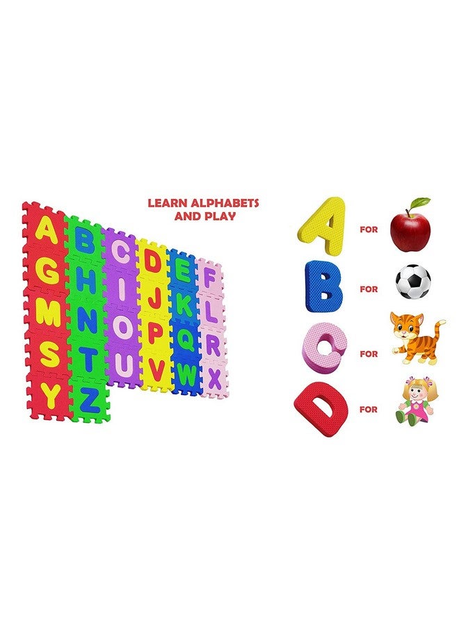 MUREN® Mini Alphabet & Number Floor Foam (23 X 23 INCH) Mat for 2+ Years Kids Education & Learning-36 Pieces - Image 3
