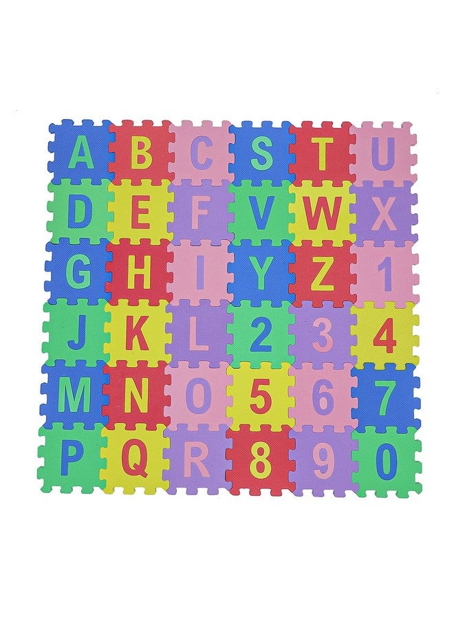 MUREN® Mini Alphabet & Number Floor Foam (23 X 23 INCH) Mat for 2+ Years Kids Education & Learning-36 Pieces - Image 1