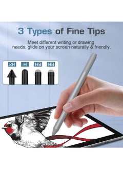 Y&D Pen Tips for Surface Set, 2H H HB B Kit Refill Replacement Microsoft Pro 9 8 7 6 5 4 Series/Surface Book 1 2 / New Pro/Surface Go/Surface Laptop Touch Stylus  - Image 2