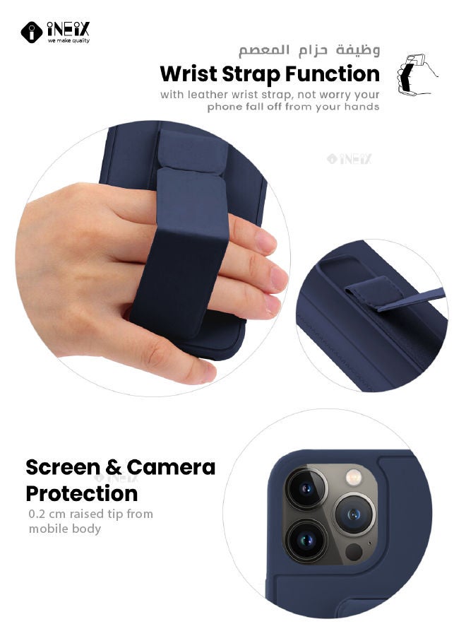 إينيكس جراب حماية 3 في 1 مغناطيسي ذو مسند للهاتف وسوار لأصابع اليد لهاتف ايفون  13 برو ماكس - Image 2