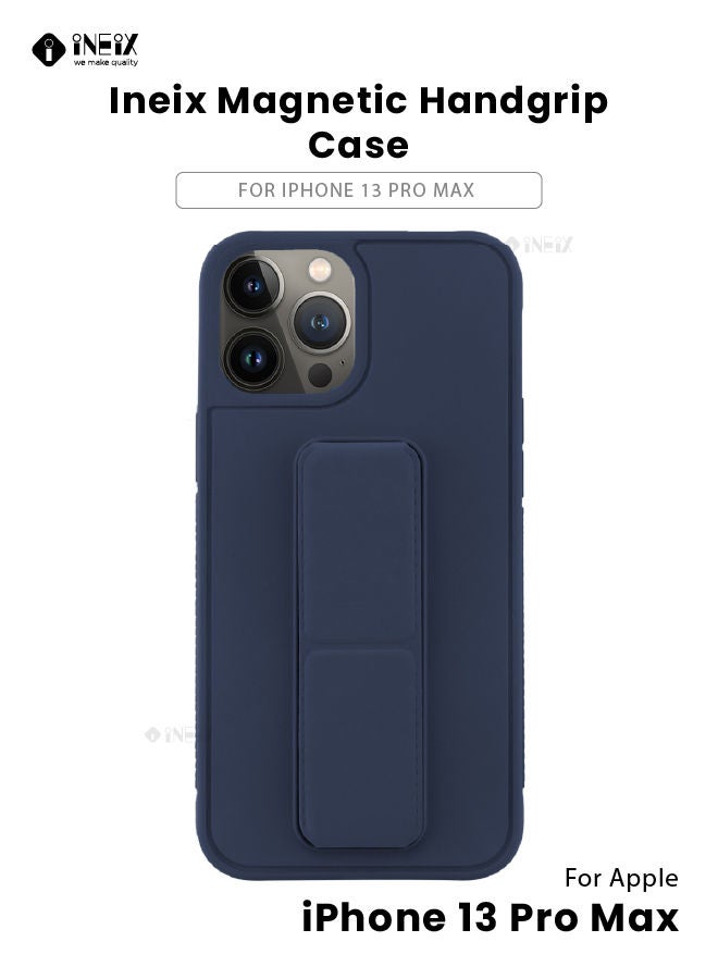 إينيكس جراب حماية 3 في 1 مغناطيسي ذو مسند للهاتف وسوار لأصابع اليد لهاتف ايفون  13 برو ماكس - Image 1