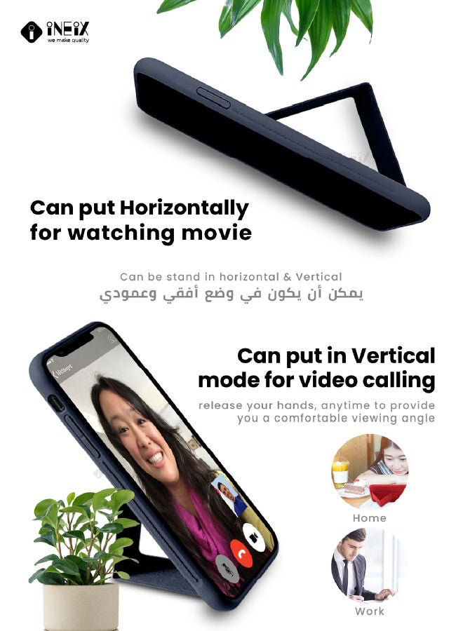 إينيكس جراب حماية 3 في 1 مغناطيسي ذو مسند للهاتف وسوار لأصابع اليد لهاتف ايفون  13 برو ماكس - Image 5