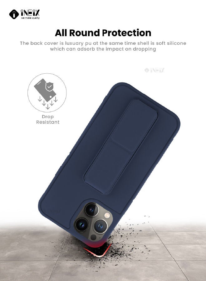 إينيكس جراب حماية 3 في 1 مغناطيسي ذو مسند للهاتف وسوار لأصابع اليد لهاتف ايفون  13 برو ماكس - Image 3