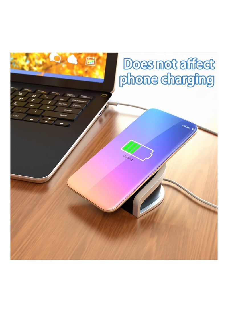 SYOSI - Ultra-Thin Invisible Phone Kickstand, 2 Pack Adjustable Vertical Horizontal Placement Phone Stand Phone case Metal Kick Stand Compatible with Any Cellphone (Black), Invisible Phone Kickstand - Image 1
