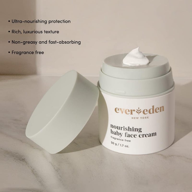 Evereden Dry Relief DUO - Face Cream (1.7oz) & Lip Balm (0.13oz) - Clean, Vegan & Easy to Use Toddler Chapstick & Baby Cream Bundle for Deep Soothing Hydration - Non-Greasy & Fragrance-Free - Image 5