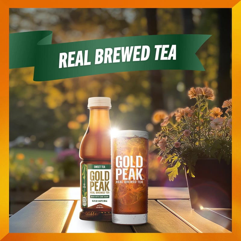 Gold Peak Tea, Sweet Tea, 16.9 fl oz, 6 Pack - Image 4