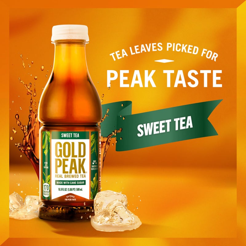 Gold Peak Tea, Sweet Tea, 16.9 fl oz, 6 Pack - Image 5