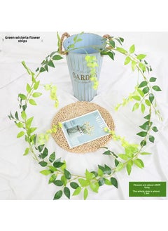 Generic Artificial Wisteria Vine Flower Garland Decor Ordinary Green 1 