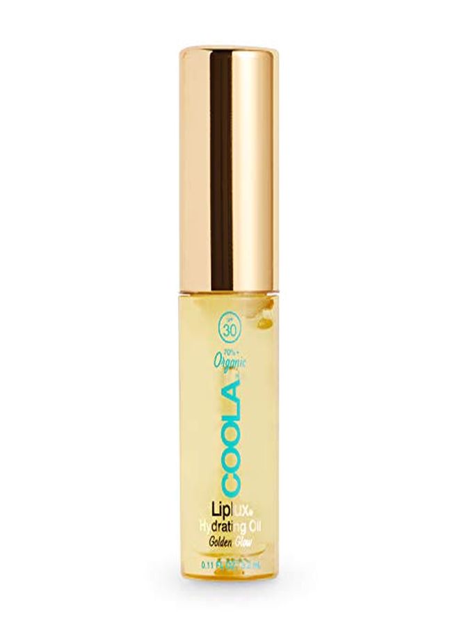 COOLA Organic Liplux Lip Oil And Lip Gloss Sunscreen With Spf 30 Dermatologist Tested Lip Balm For Daily Protection Vegan And Gluten Free 011 Fl Oz - Image 1