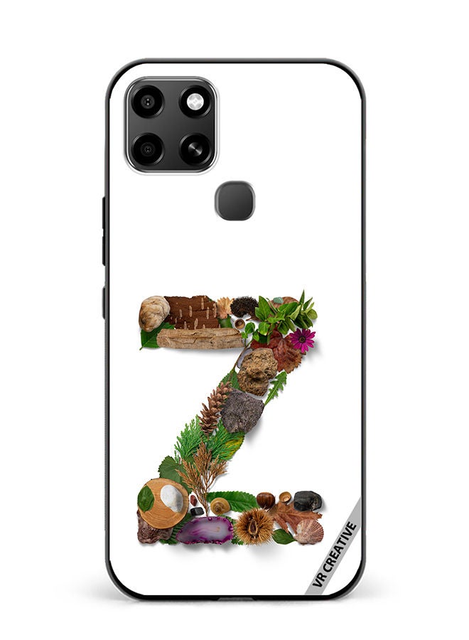 VR CREATIVE Protective Case Cover For Infinix Smart 6 Alphabet Z Design Multicolour - Image 1