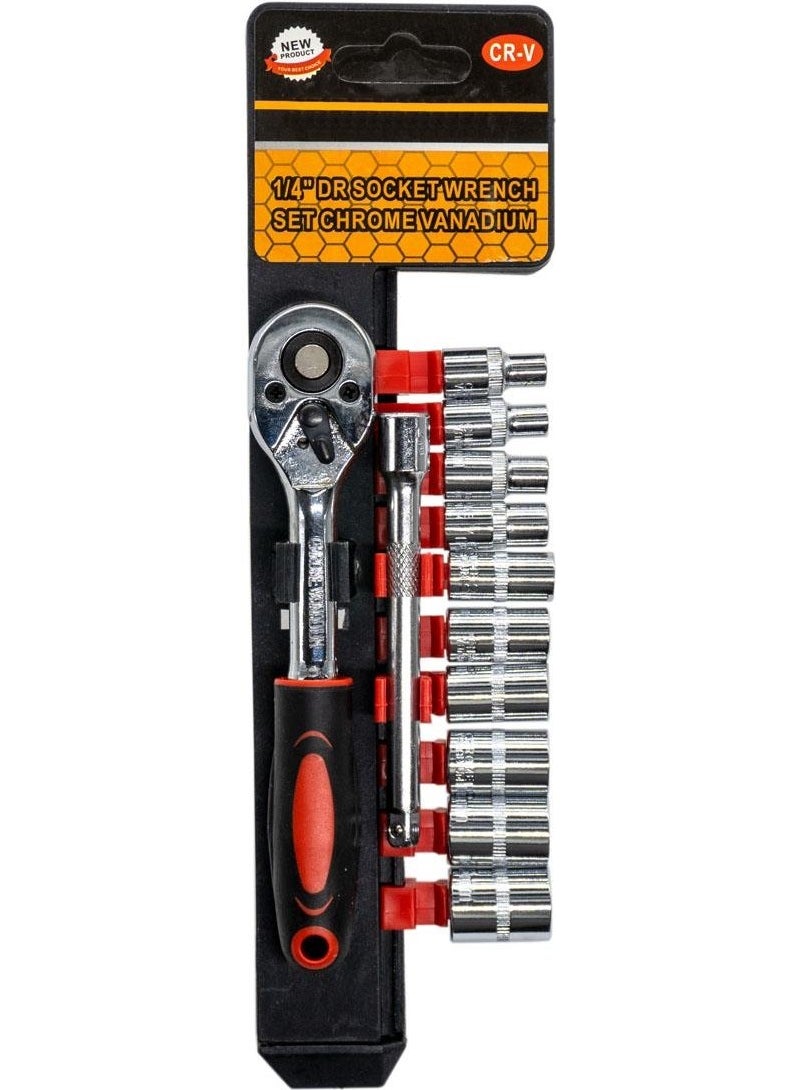TiTi 6053 1/4" Mini Socket Wrench Set - 12 Pieces  - Image 2