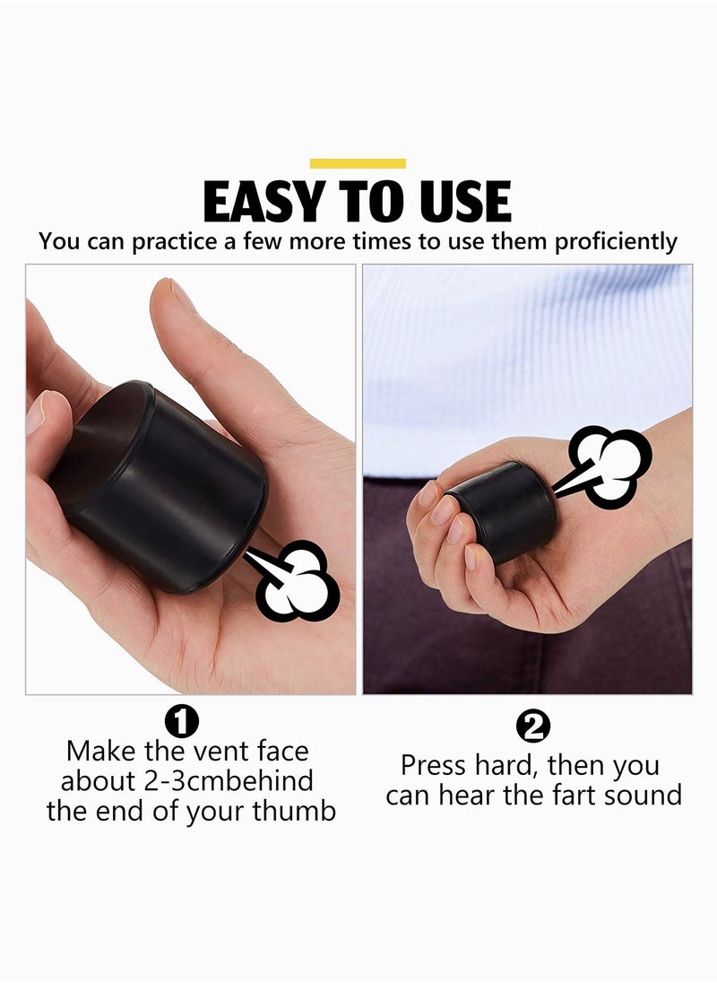 SYOSI - Fart Machines, KASTWAVE Create Farting Sound, Fart Pooter Gag Joke Machine, Party Sounds Funny Toy for Funny Gag Party Birthday Joke Present, Black and Red 2 Pcs - Image 1