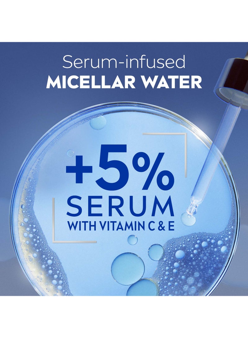 Nivea Brightening Micellar Water Cleanses Brightens And Removes Make Up Infused With Vitamins C And E 400ml - Image 5