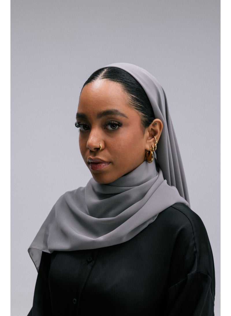 Overlay CHIFFON HEADSCARF - CLOUD - Image 2