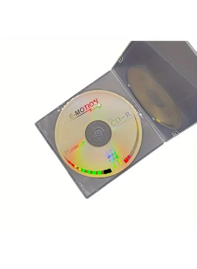 1pc Clear Square PP CD DVD Storage Box Scratch Resistant Case Easy Insert Remove - Image 3