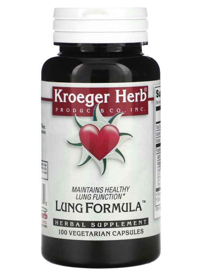 Kroeger Herb Co Lung Formula 100 Vegetarian Capsules
