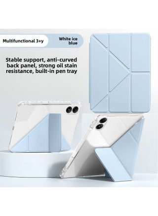 For Red Rice Pad Pro12.1 Flat Shell Redmi Se High Permeability Acrylic Y Fold 11 Anti-fall Leather Case 8.7-Color:White Ice Blue-Applicable Models:Samsung S 7-11inch /t870/t875/s8/x706/x 700-11inch Neutral - pzsku/Z03565ADFEB36B4FF4BEFZ/45/1744947001/7fb9dbcf-ccf0-4f3b-9742-bef6444d984a