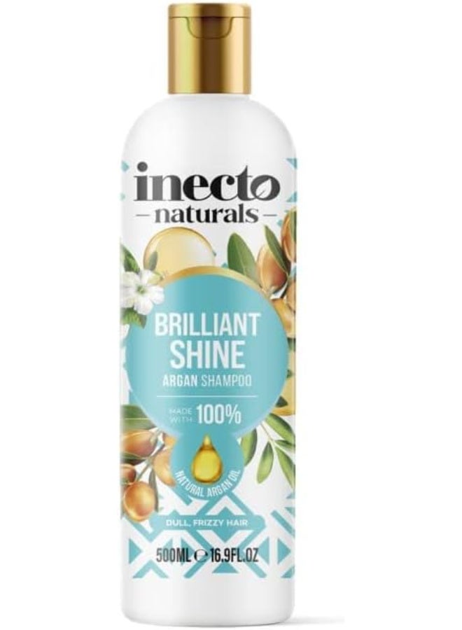 INECTO Natural Brilliant Shine Argan Shampoo 500 ML - Image 1