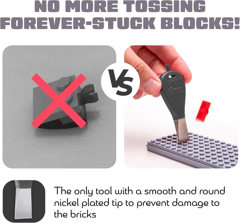 Brick Popper أسرع فاصل طوب في العالم - مزيل فعال للأطفال والبالغين - للأعمار 6 سنوات فما فوق - Image 2