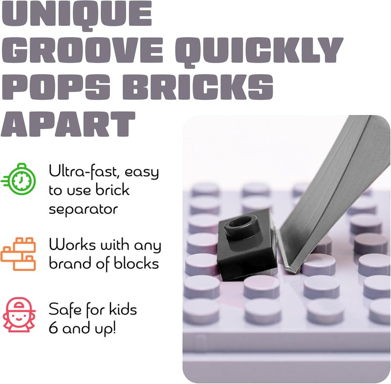 Brick Popper أسرع فاصل طوب في العالم - مزيل فعال للأطفال والبالغين - للأعمار 6 سنوات فما فوق - Image 3