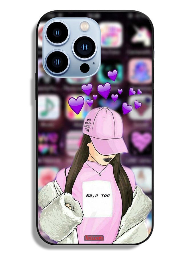Tolwak Apple iPhone 13 Pro Protective Case Anti Social Club - Image 2