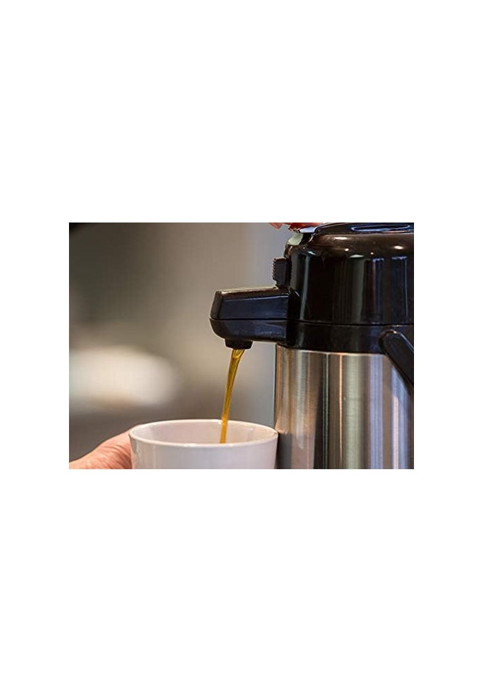 Service Ideas ECAL22S Eco-Air Airpot with Lever Lid, 2.2 L, Glass Lined - Image 5