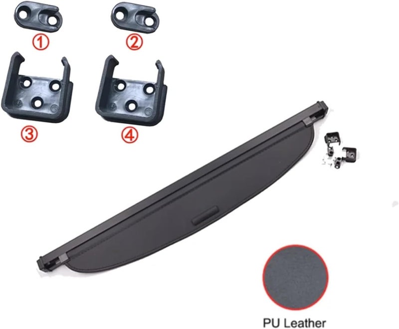 DEMULAX Trunk Cargo Cover for Hyundai Creta 2020-2023 - Image 2