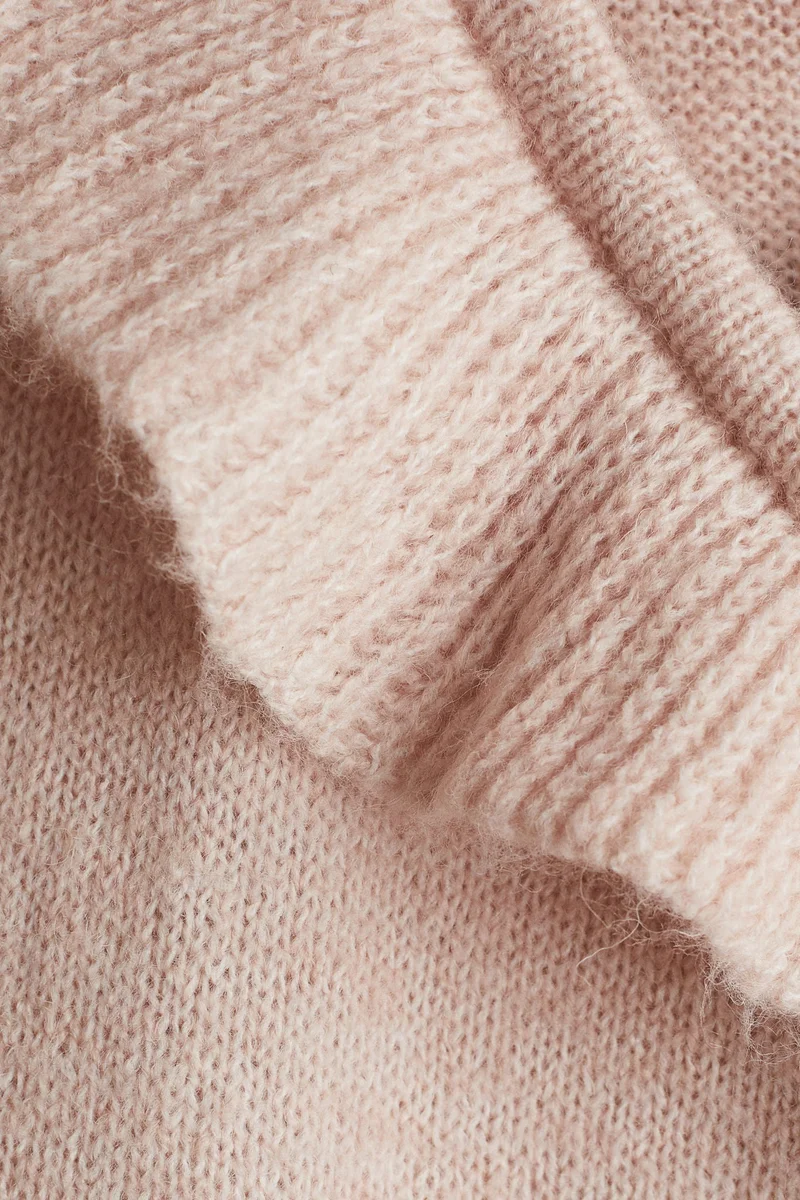 H&M Frill-trimmed wrapover cardigan