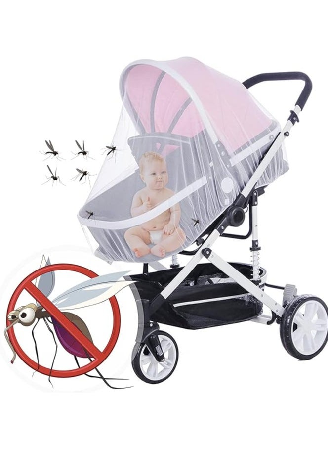 Moro Moro Universal Baby Mosquito Net for Strollers & Carriers – Breathable, Elastic Fit  - Image 2