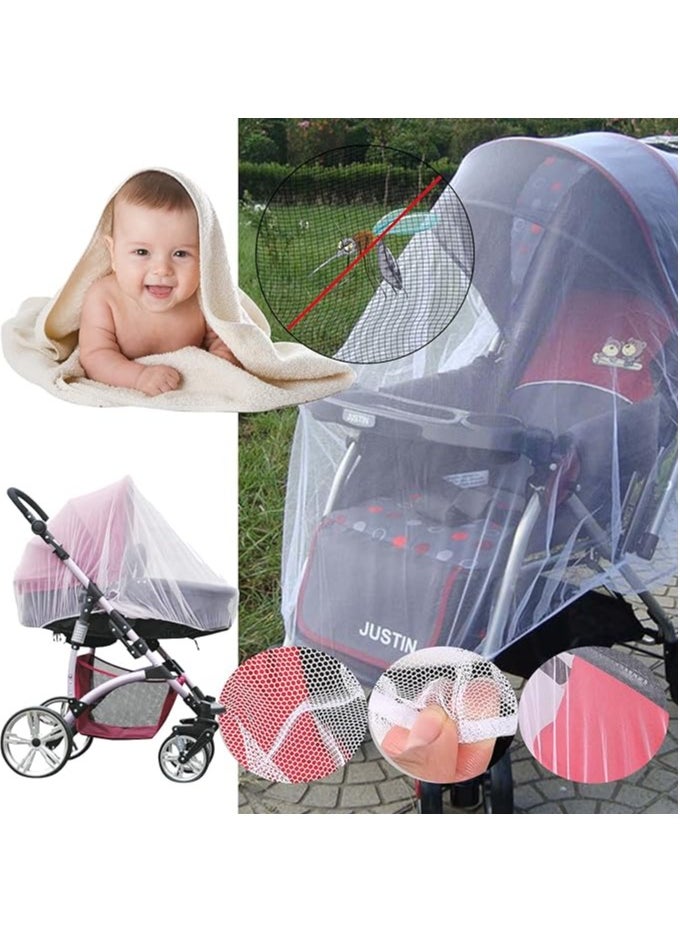 Moro Moro Universal Baby Mosquito Net for Strollers & Carriers – Breathable, Elastic Fit  - Image 4