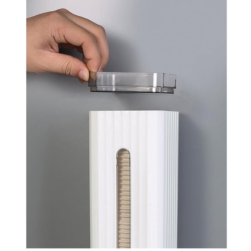 VIPREKHO Wall Mount Bathroom Cup Holder Water Cooler Dispenser Cup Holder with Paste Plate 3oz5oz Disposable Paper Cup Plastic Cup Dispenser for Home Office Hospital Gym Pack of1 - Image 5