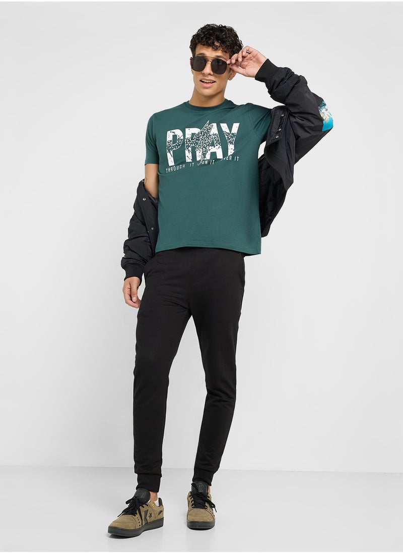 Seventy Five Basics Printed T-Shirt  - Image 4