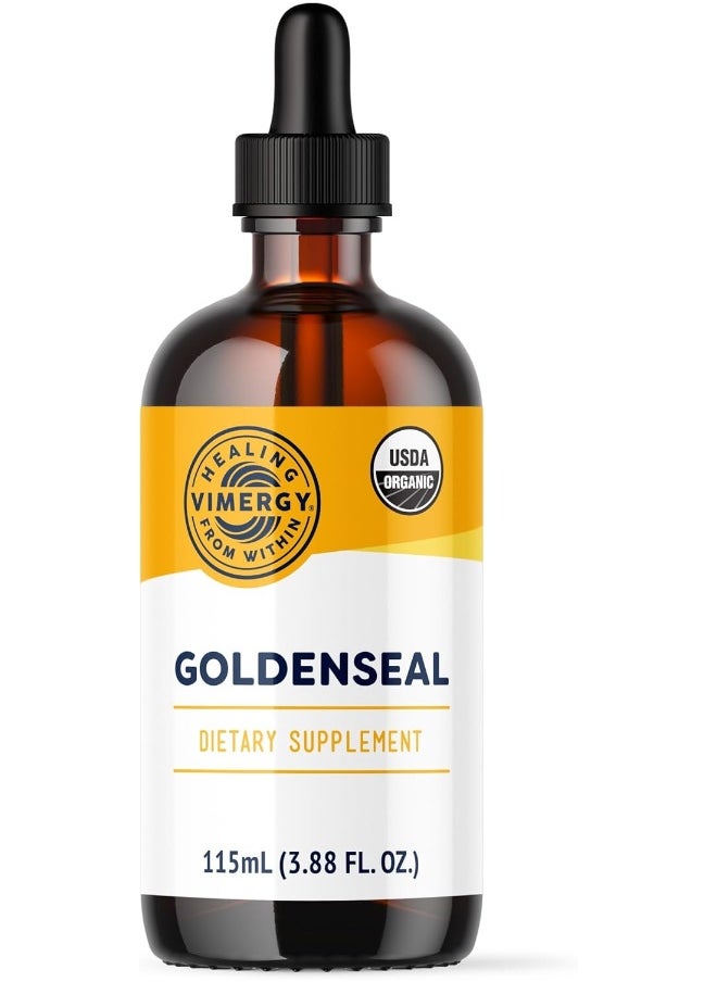 Vimergy Usda Organic Goldenseal Extract, 57 Servings Alcohl Free Goldenseal Tincture  - Image 1