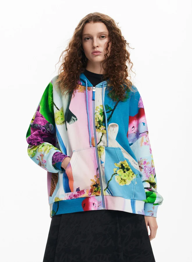DESIGUAL Printed Sweatshirt M. Christian Lacroix