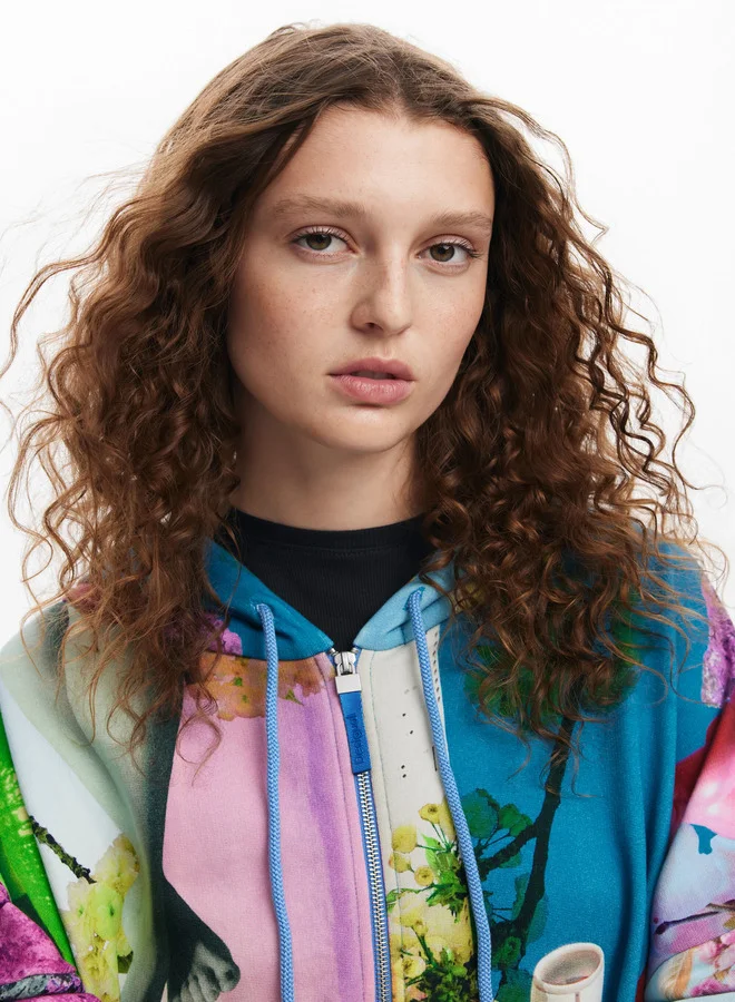 DESIGUAL Printed Sweatshirt M. Christian Lacroix