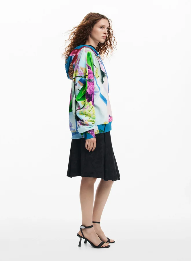 DESIGUAL Printed Sweatshirt M. Christian Lacroix