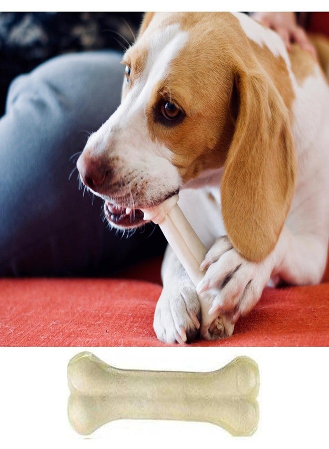 ADB Creations Chicken Flavour Rawhide Pressed Bones for Dogs/Chewing, Playing Calcium Rich Bone Treat and Snack Strengthen Teeth and Gums Exercise for Young Adult Dog of All Breads - (5 Inch - 1 Kg) - Image 3