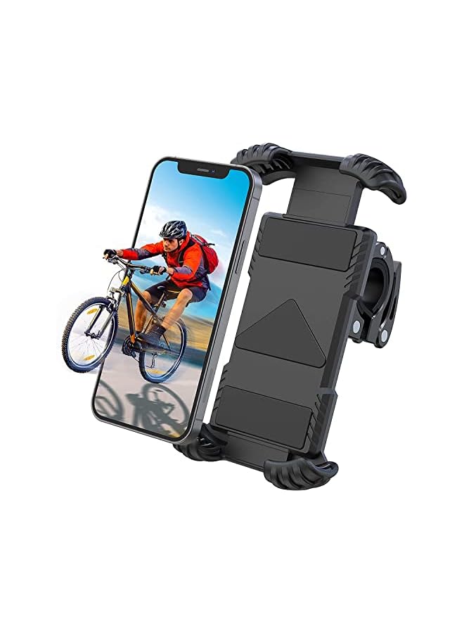 Zaboon Bike Phone Mount, Nulaxy Bicycle Phone Holder Mount Handlebar, Motorcycle Phone Mount, Patent Design, Instant One-Step Install, Compatible With Iphone 12 / Iphone 11 Pro Max, And 4.7" - 6.8" Cellphone - Image 2