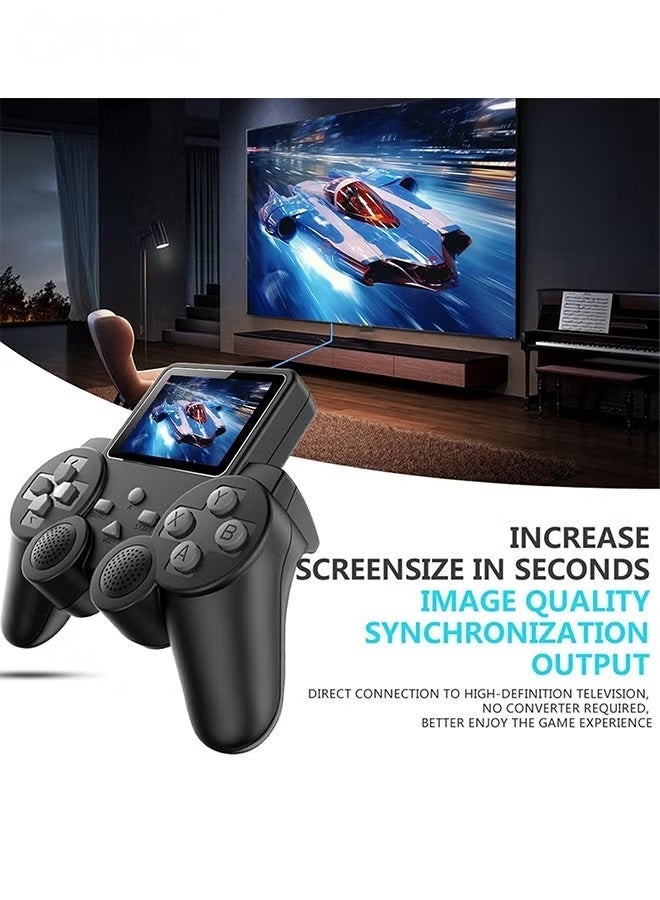 ألعاب تي إن S10 Mini Joystick Retro Arcade Console, Black Portable Nostalgic Handheld. تحميل مسبق 520 ألعاب ريترو كلاسيكية. حزمة كل في واحد مع وحدة التحكم، دليل المستخدم، شاحن USB، كابل AV - Image 5