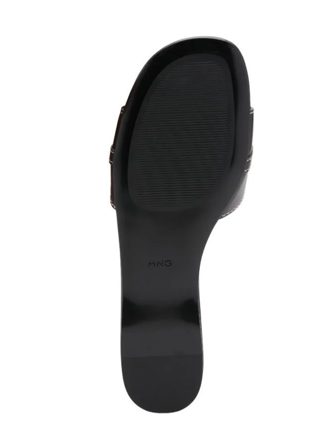 MANGO  Metallic detail strap sandal for Women | Best Price UAE