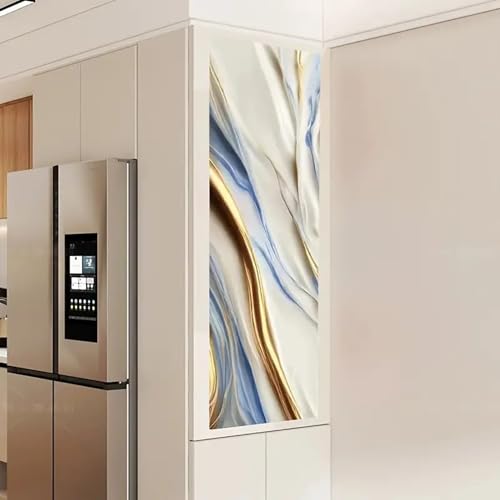 wall love Marble OilProof & Waterproof self-Adhesive Sheet Stickers Big Countertop Cabinet Furniture puja Room Kitchen,Home Sticker Wallpaper 60 x 200cm (New Ocean Gold Wallpaper) - Image 4